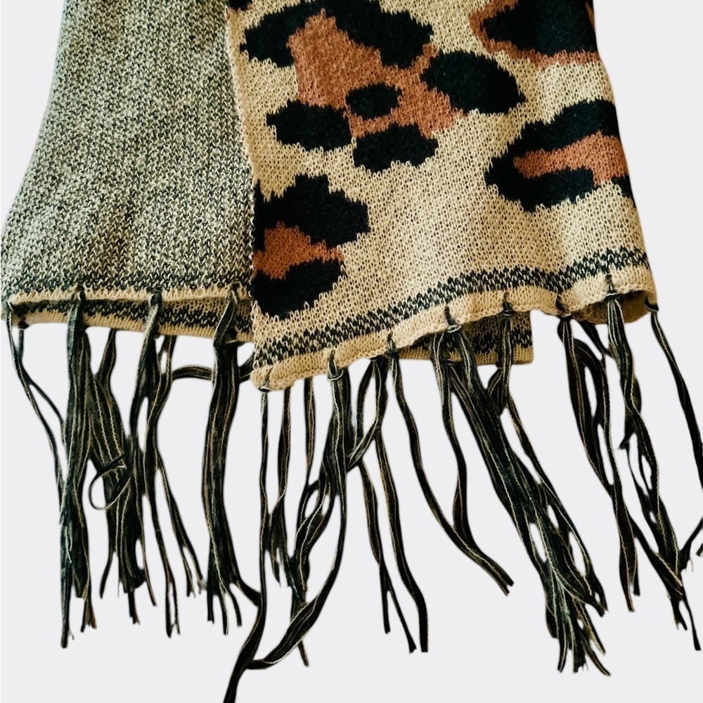 Animal Print Open Front Lightweight Cardigan Brand New - Picture 4 of 4